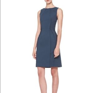 Zac Posen Vertical Piped Sheath Dress